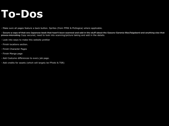 Roadmap screenshot