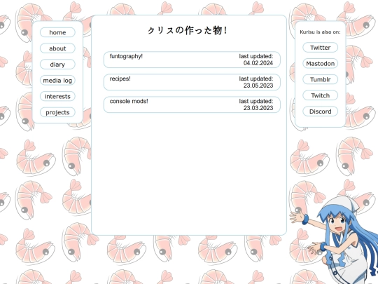 projects screenshot