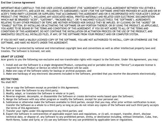TermsOfUse screenshot