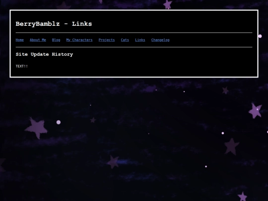 links screenshot