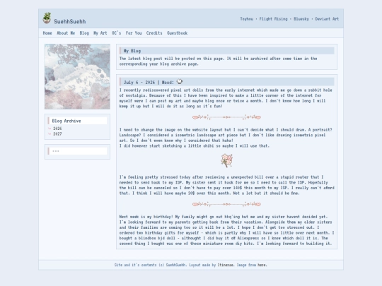 blog screenshot