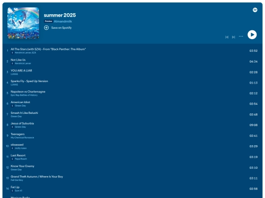 links screenshot
