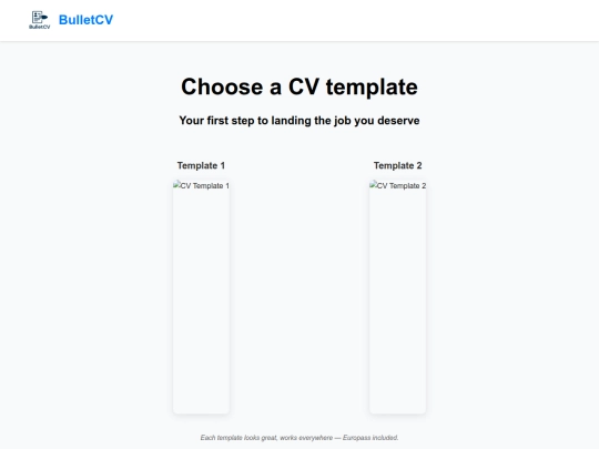 templates screenshot