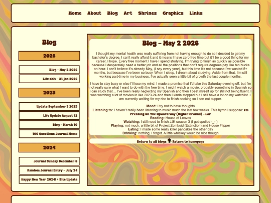 blog screenshot