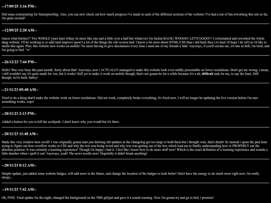 data/changelog screenshot