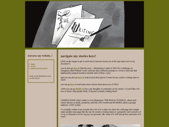 writing screenshot