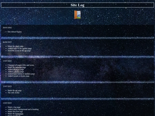 Log screenshot