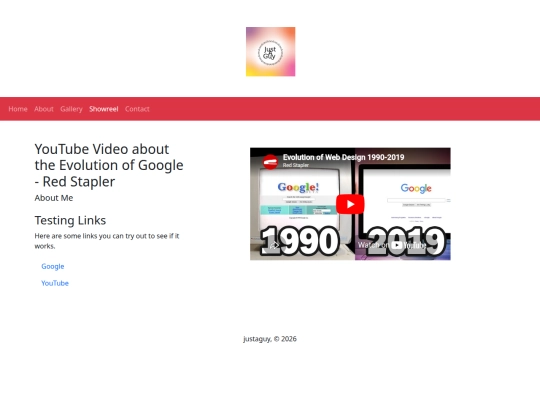 testsite/showreel screenshot