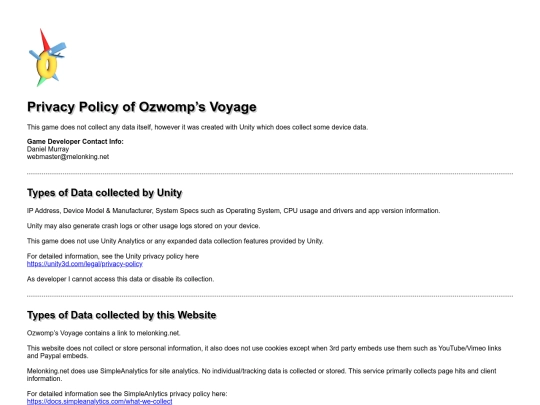 games/ozwomps-voyage/privacy-policy screenshot
