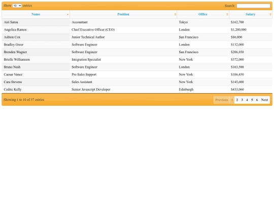 index screenshot