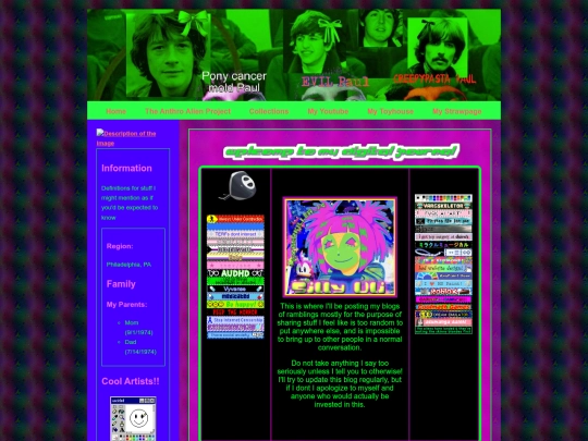 Blogpage screenshot