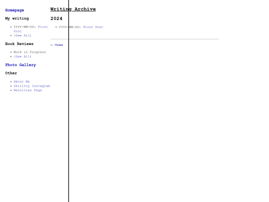 writing screenshot