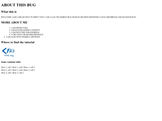 index screenshot
