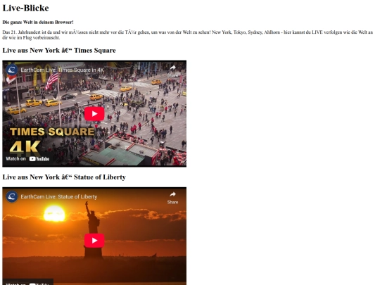 main-live screenshot