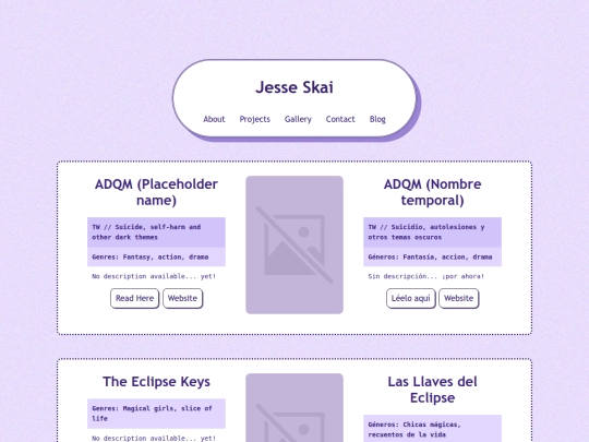projects screenshot
