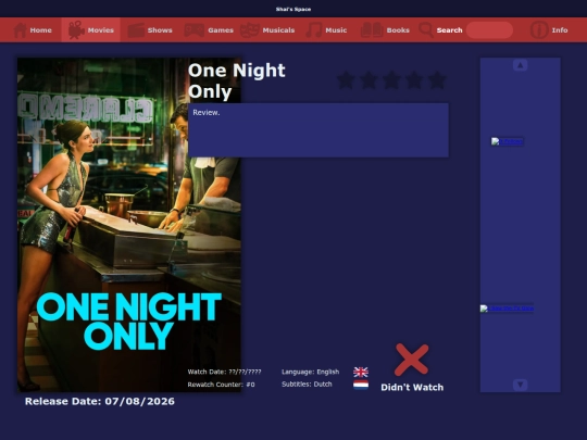 the_list/movies/one_night_only_2026 screenshot