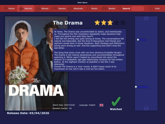 the_list/movies/the_drama_2026 screenshot