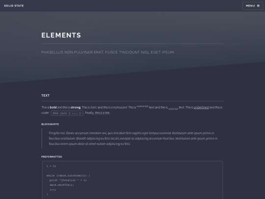 elements screenshot
