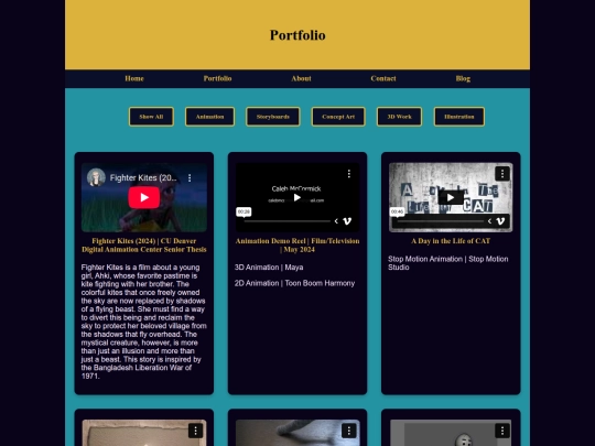 portfolio screenshot