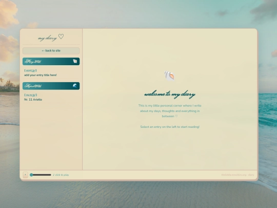 diary screenshot