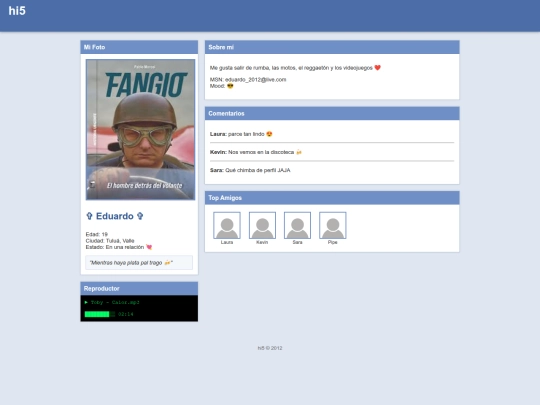 index screenshot