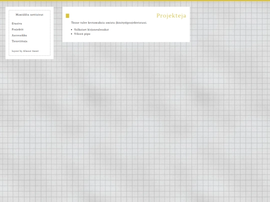 projektit screenshot