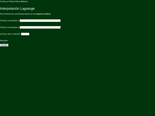 programs/intlagrange screenshot