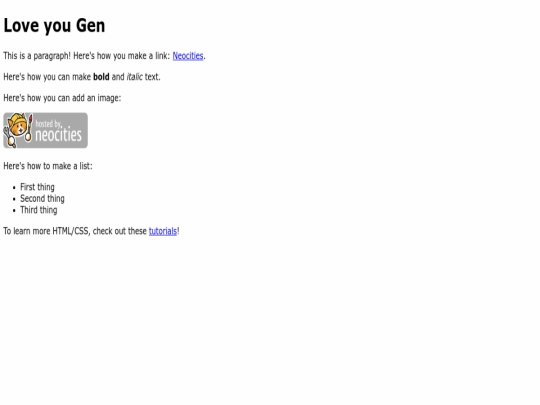index screenshot