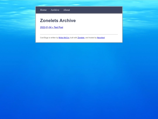 archive screenshot