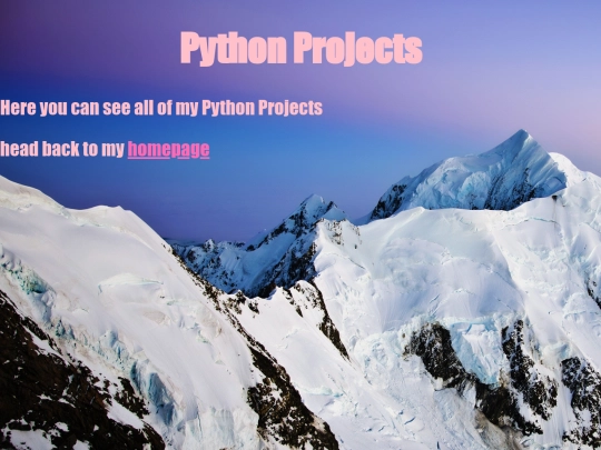 pythonprojects screenshot
