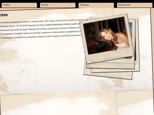 evidence screenshot