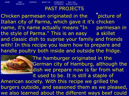 pastproject screenshot
