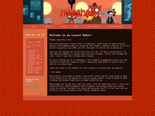 template screenshot