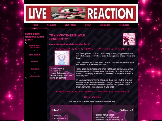aboutme screenshot