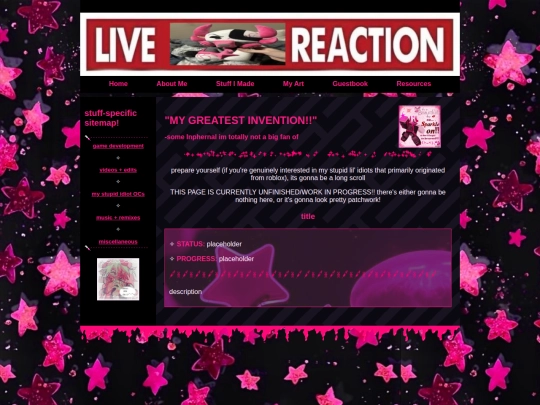 stuffImadeEntries/stuffMadeOCs screenshot