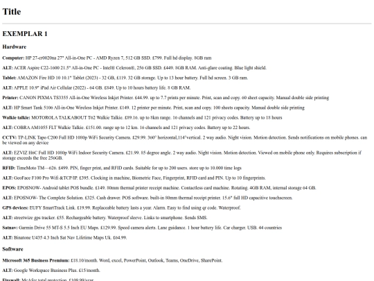 index screenshot