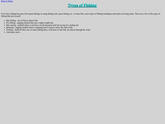 fishingtypes screenshot