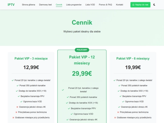 cennik screenshot