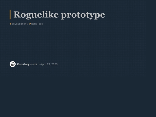 social/blog/roguelike-prototype screenshot