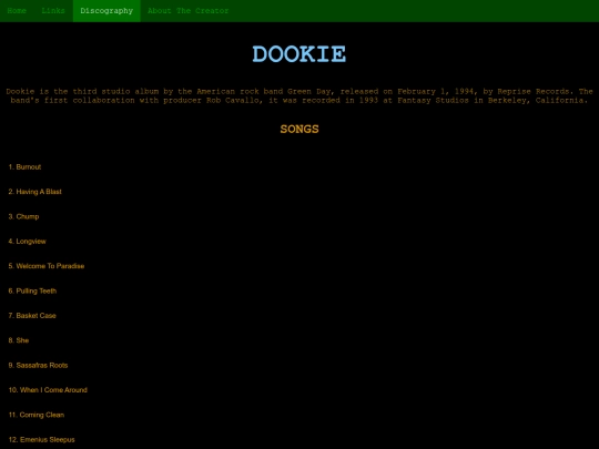 Dookie screenshot