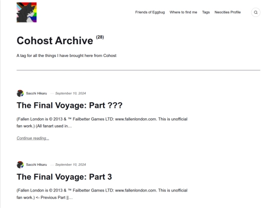 tags/cohost-archive/page/5 screenshot
