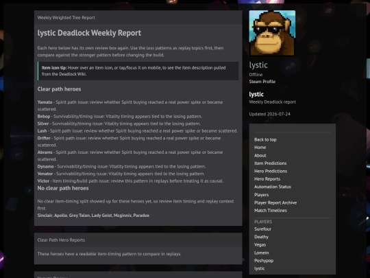 players/lystic screenshot