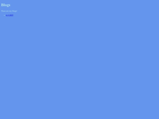 bloglist screenshot