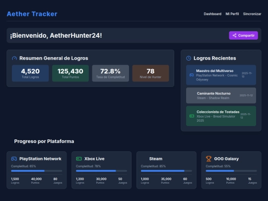 game-tracker screenshot
