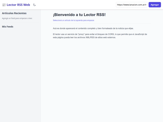 rssreader screenshot