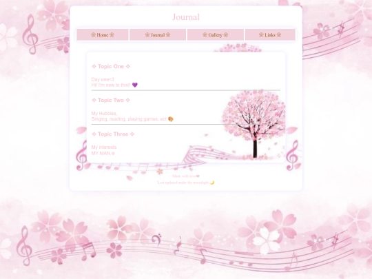 journal screenshot