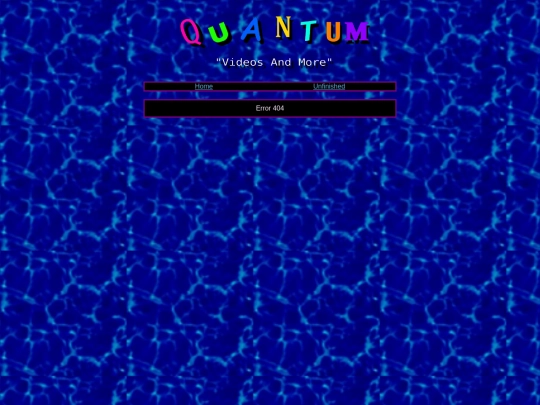 QuantumInc/Error screenshot