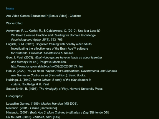 learning screenshot