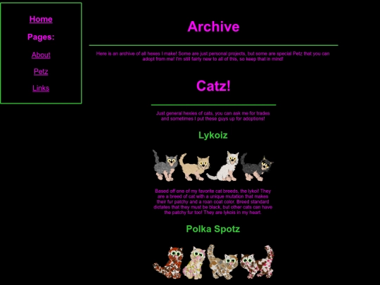 Archive screenshot