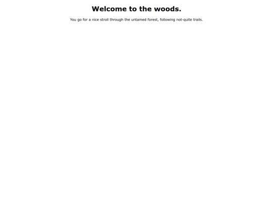 Country/woods screenshot